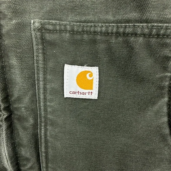 Carhartt Sandstone Ridge Coat Sherpa Lined Womens Medium WC061 MOS Moss Green - Picture 9 of 14